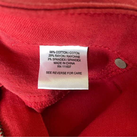 Lakeview Denim Alex colored red skinny jean, 29 - Picture 5 of 8